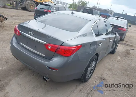 2014 Infiniti Q50 Premium/Sport z USA, uszkodzony, nr VIN JN1BV7AR8EM682399